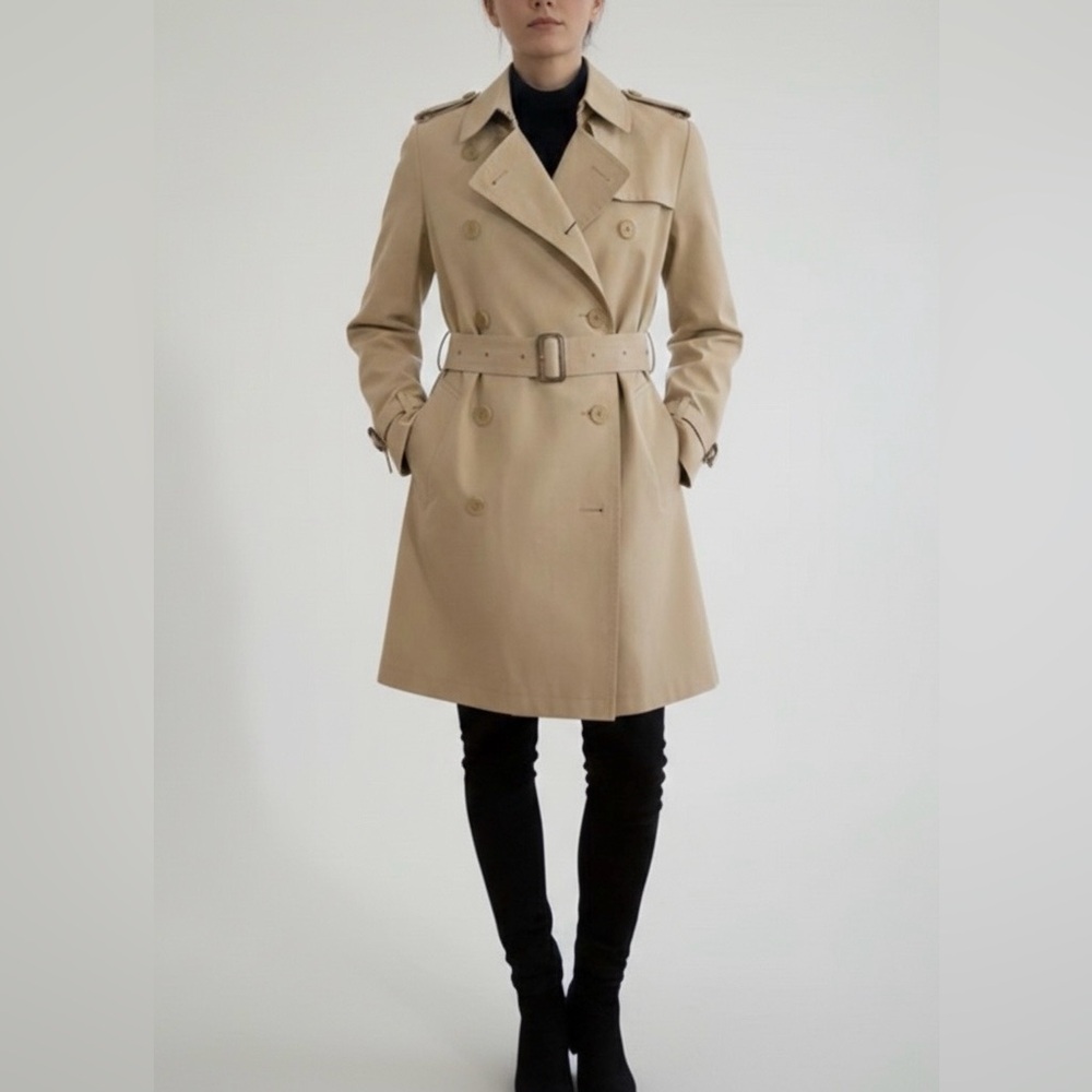 Burberry Belted Trench Coat S